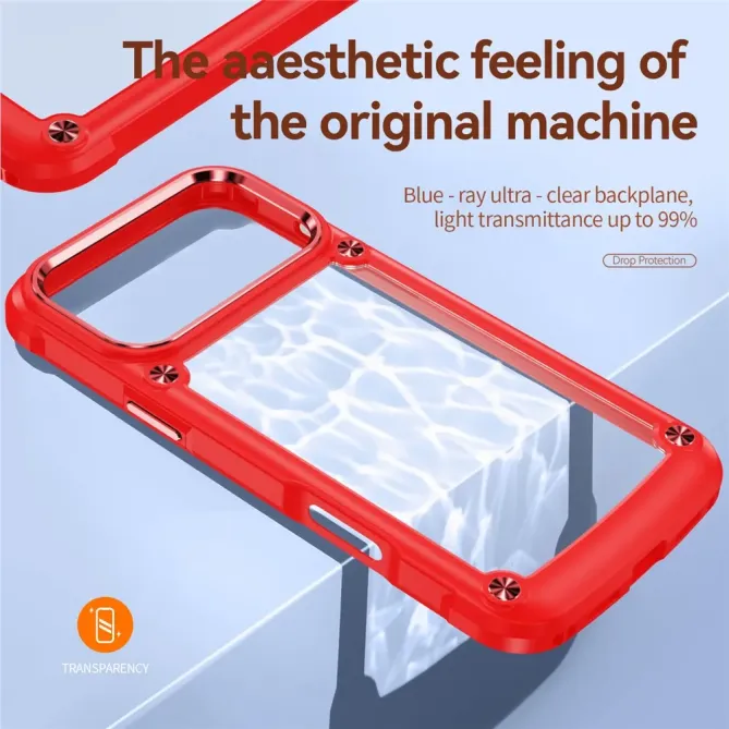 Coque iPhone 17 Pro Antichoc à Accents Métalliques | ARMORLUX