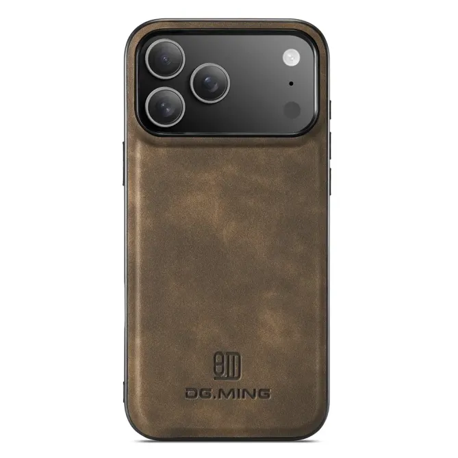 Coque iPhone 17 Pro DG.MING imitation cuir