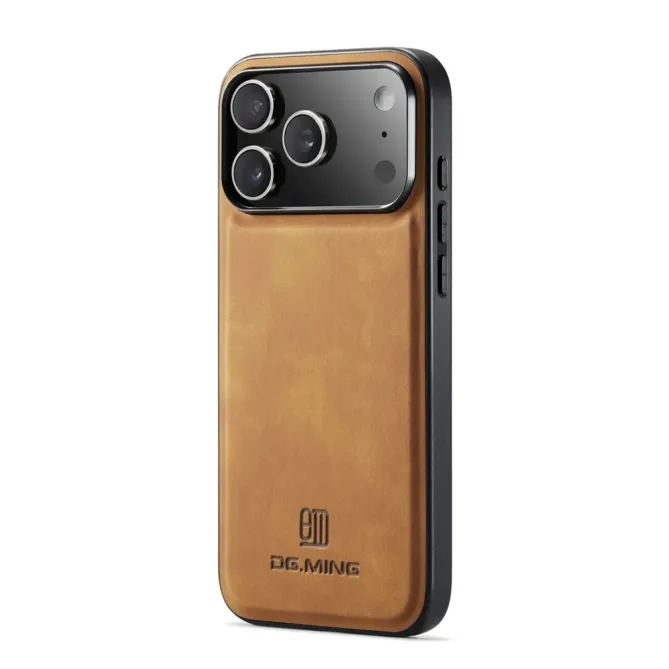 Coque iPhone 17 Pro DG.MING imitation cuir