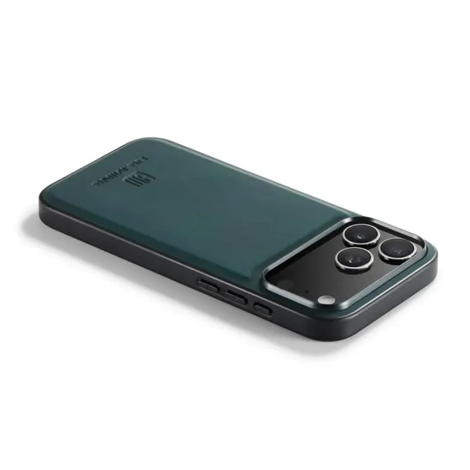 Coque iPhone 17 Pro DG.MING imitation cuir
