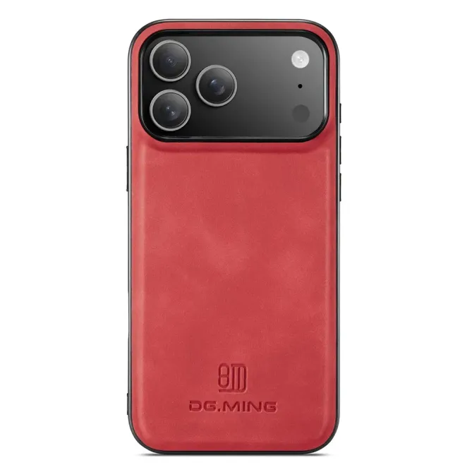 Coque iPhone 17 Pro DG.MING imitation cuir