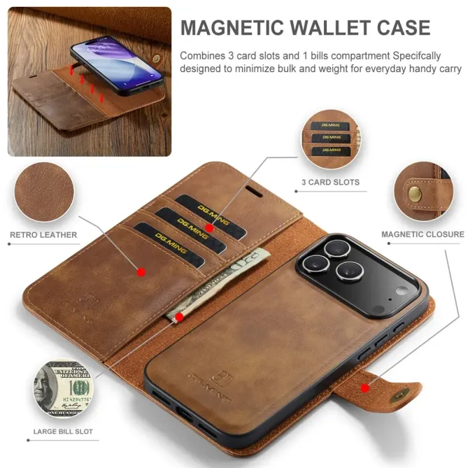 Protection 2 en 1 iPhone 17 Pro housse et coque détachable