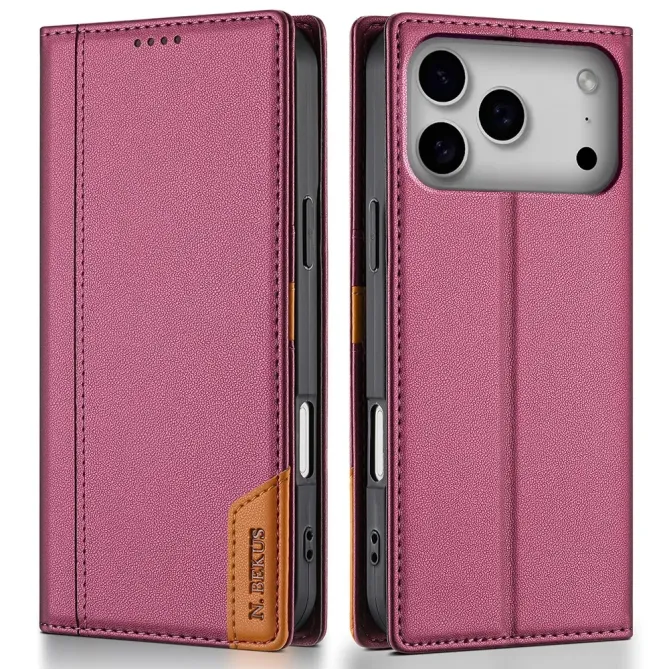 Housse iPhone 17 Pro N.BEKUS avec Rabat Flip