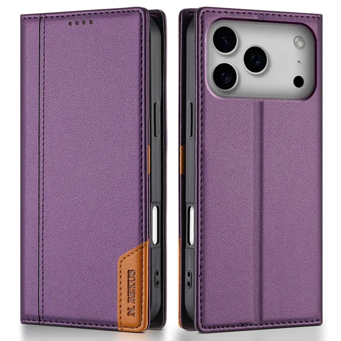 Housse iPhone 17 Pro N.BEKUS avec Rabat Flip