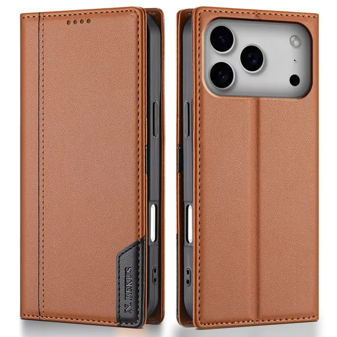 Housse iPhone 17 Pro N.BEKUS avec Rabat Flip