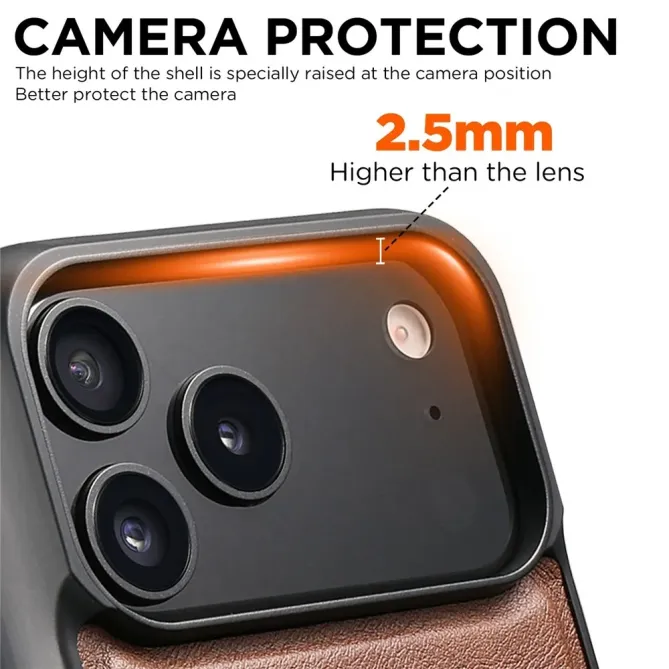 Coque iPhone 17 Pro Effet Cuir | SIGIL