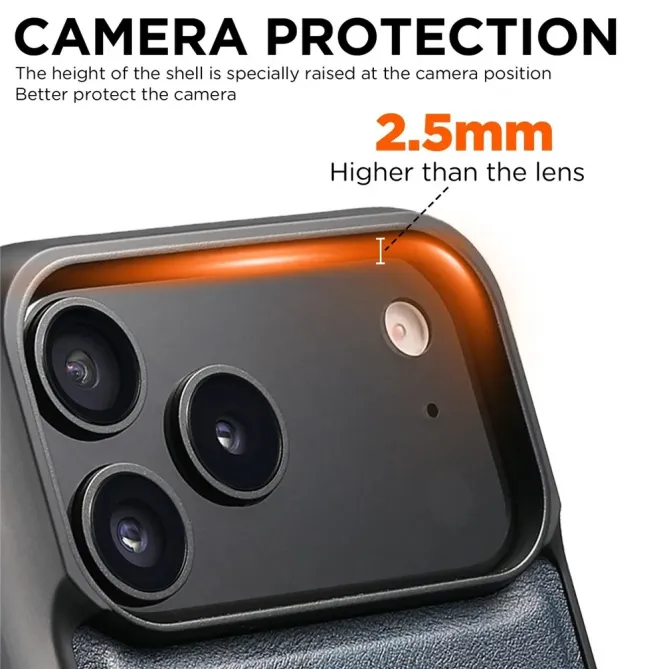Coque iPhone 17 Pro Effet Cuir | SIGIL