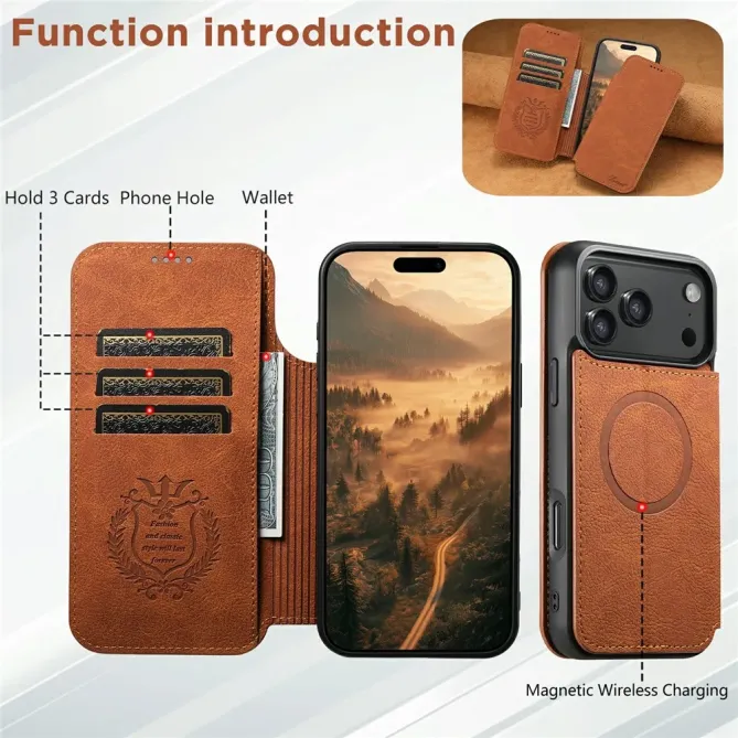 Housse iPhone 17 Pro Folio MagSafe