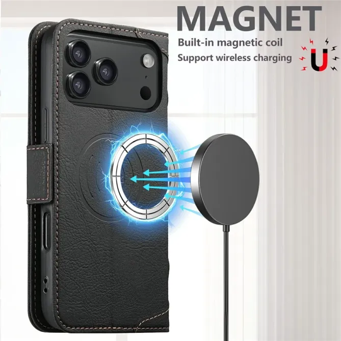 Housse iPhone 17 Pro Portefeuille MagSafe