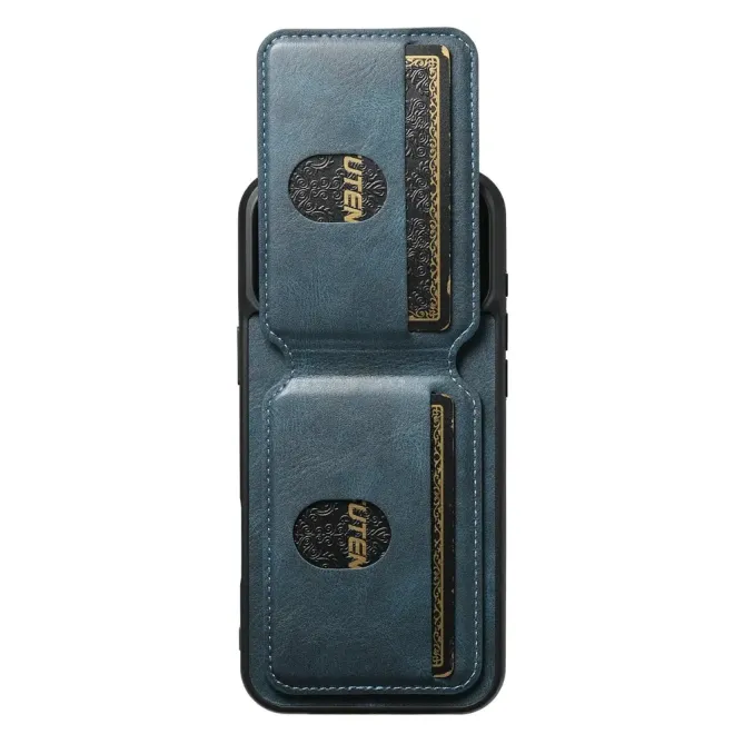 Coque iPhone 17 Pro Porte-Cartes Effet Cuir Ciré | H02