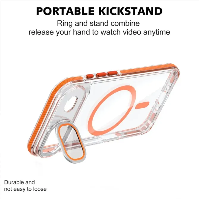 Coque iPhone Air Transparente avec Béquille d'Objectif