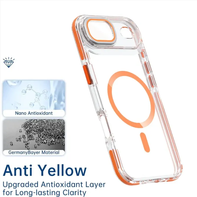 Coque iPhone Air Transparente avec Béquille d'Objectif