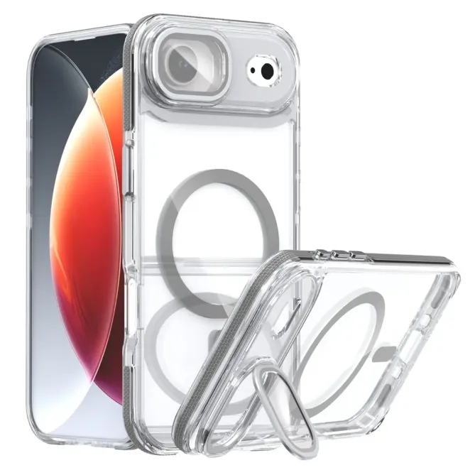 Coque iPhone Air Transparente avec Béquille d'Objectif