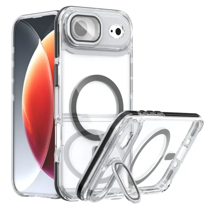 Coque iPhone Air Transparente avec Béquille d'Objectif