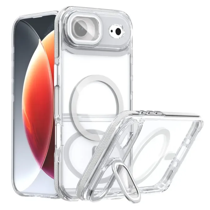 Coque iPhone Air Transparente avec Béquille d'Objectif