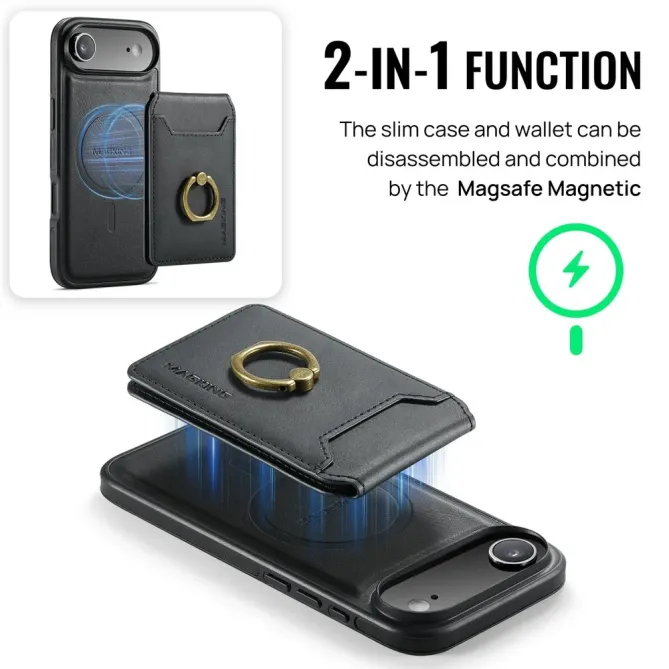 Coque iPhone Air avec Porte-Cartes et Anneau | K1
