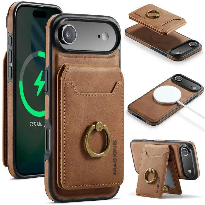 Coque iPhone Air avec Porte-Cartes et Anneau | K1