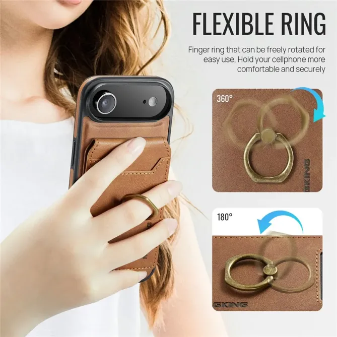 Coque iPhone Air avec Porte-Cartes et Anneau | K1