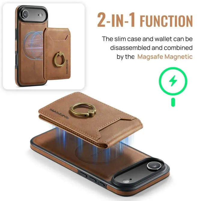 Coque iPhone Air avec Porte-Cartes et Anneau | K1