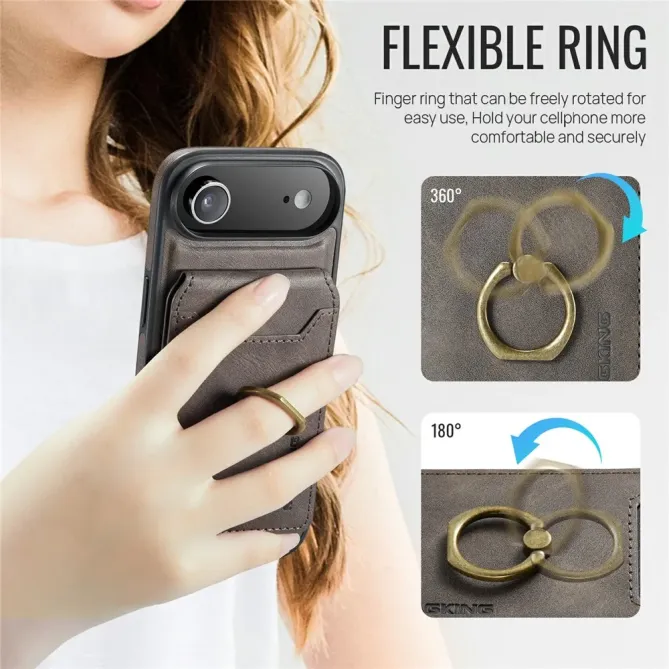 Coque iPhone Air avec Porte-Cartes et Anneau | K1