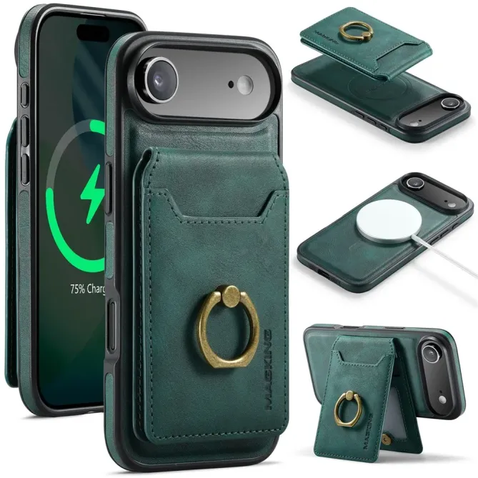 Coque iPhone Air avec Porte-Cartes et Anneau | K1