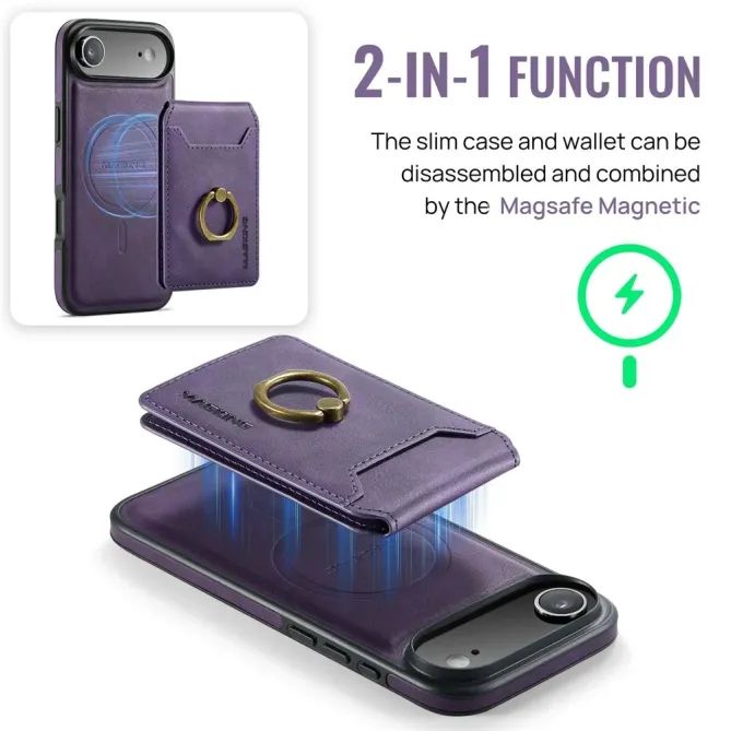 Coque iPhone Air avec Porte-Cartes et Anneau | K1