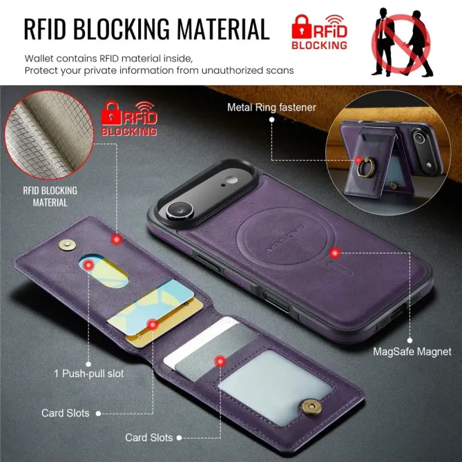 Coque iPhone Air avec Porte-Cartes et Anneau | K1