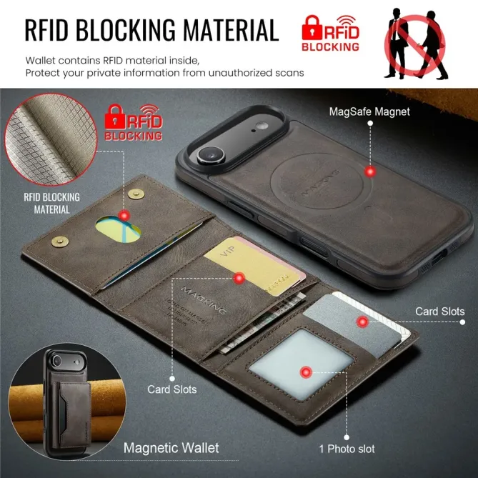 Coque iPhone Air avec Portefeuille Magnétique | K2