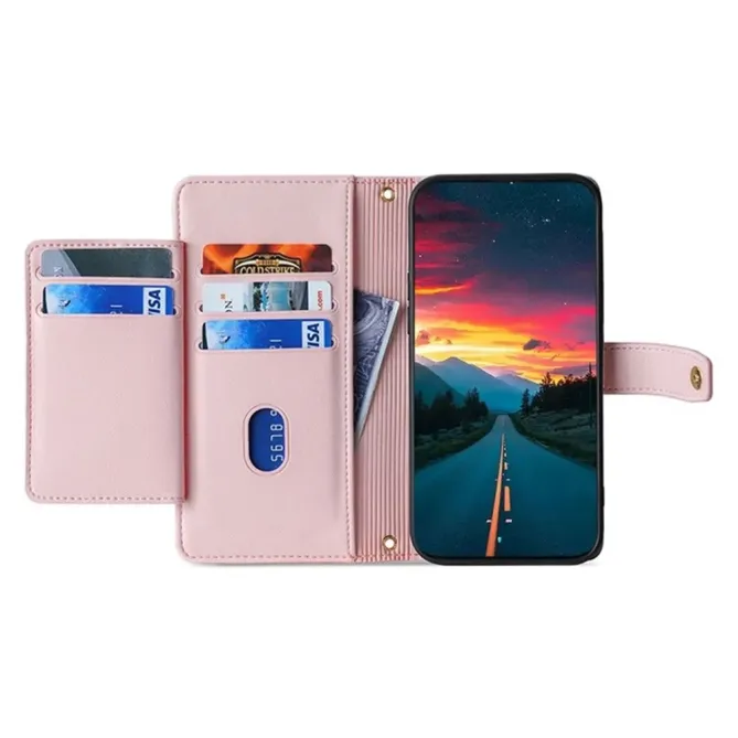 Housse Google Pixel 10 Pro XL Portefeuille avec Lanière