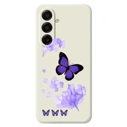 Coque Samsung Galaxy A17 5G Papillon Aquarelle