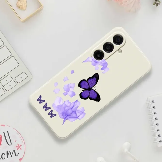 Coque Samsung Galaxy A17 5G Papillon Aquarelle