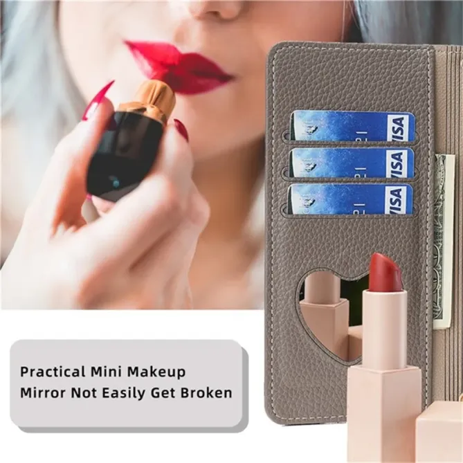 Housse Samsung Galaxy A17 5G luxury portefeuille avec chaîne