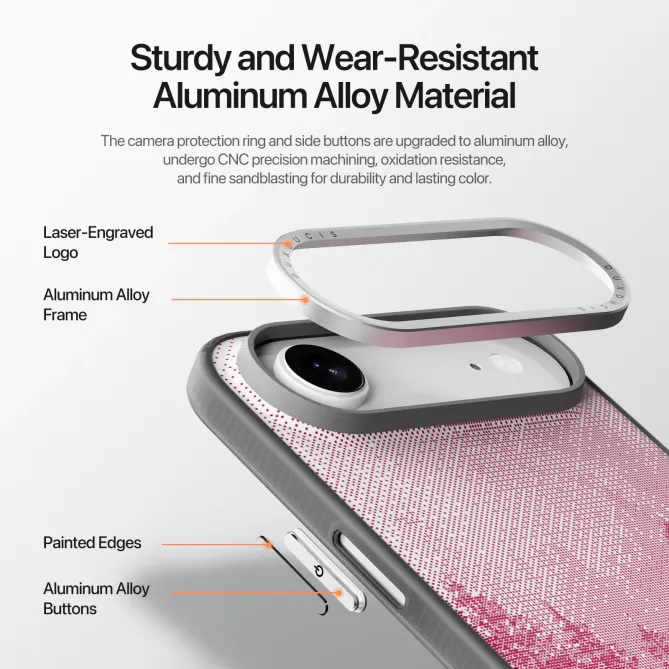 Coque iPhone Air Motif Forêt Pixélisée