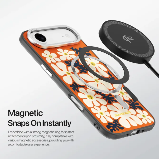 Coque iPhone Air Motif Floral MagSafe