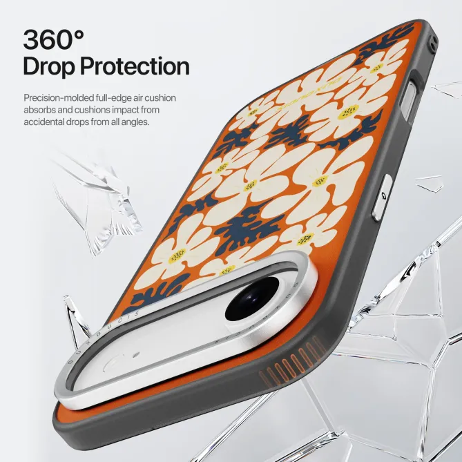 Coque iPhone Air Motif Floral MagSafe