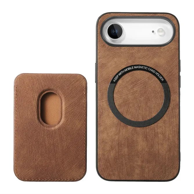 Coque iPhone Air avec porte-cartes magnétique | Montparnasse Marron - photo 10