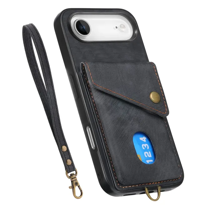 Coque iPhone Air à Porte-Carte Lanière | NOMAD