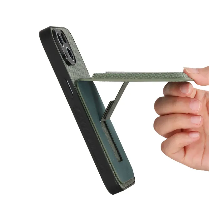 Coque iPhone Air avec Porte-Cartes et Béquille, Finition Tissée