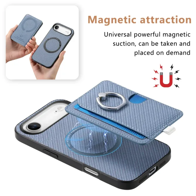 Coque iPhone Air Porte-cartes Détachable avec Anneau | Modula