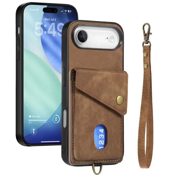 Coque iPhone Air à Porte-Carte Lanière | NOMAD