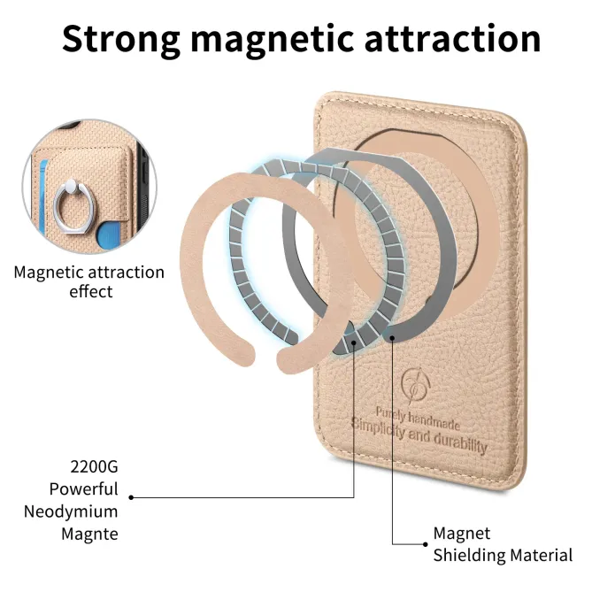 Coque iPhone Air Porte-cartes Détachable avec Anneau | Modula