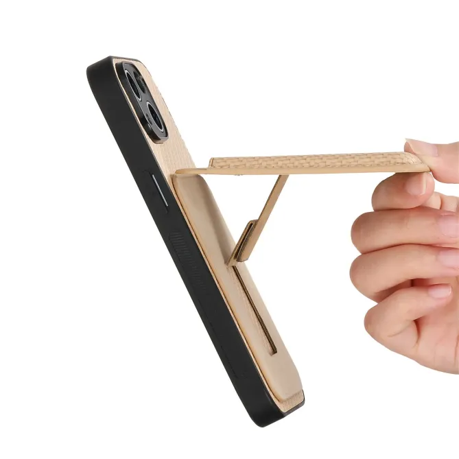 Coque iPhone Air avec Porte-Cartes et Béquille, Finition Tissée