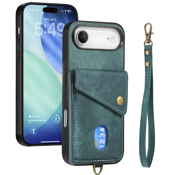 Coque iPhone Air à Porte-Carte Lanière | NOMAD