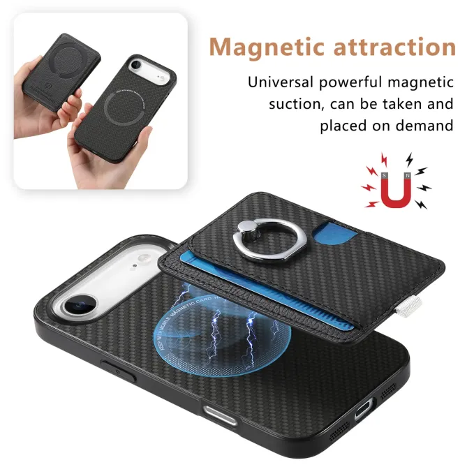 Coque iPhone Air Porte-cartes Détachable avec Anneau | Modula
