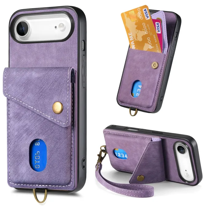Coque iPhone Air à Porte-Carte Lanière | NOMAD