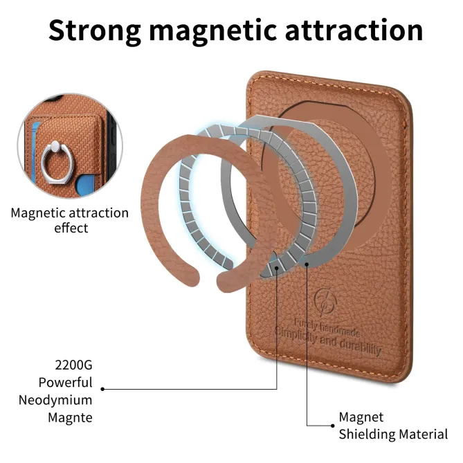 Coque iPhone Air Porte-cartes Détachable avec Anneau | Modula