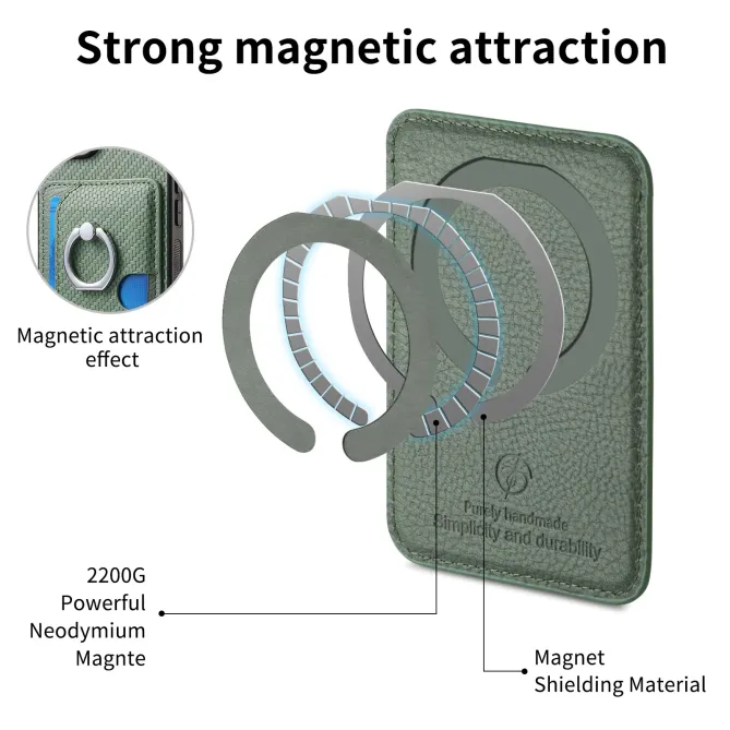 Coque iPhone Air Porte-cartes Détachable avec Anneau | Modula