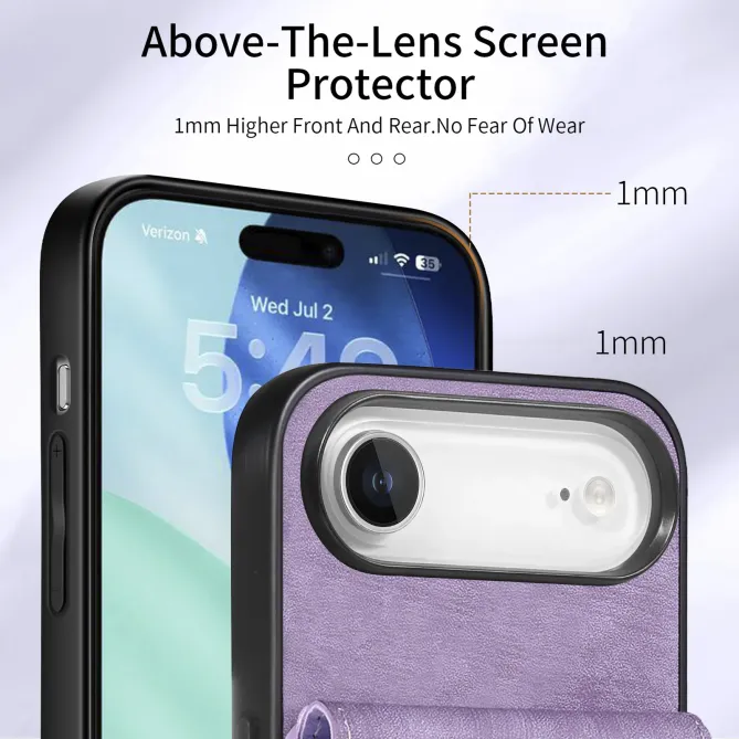Coque iPhone Air à Porte-Carte Lanière | NOMAD