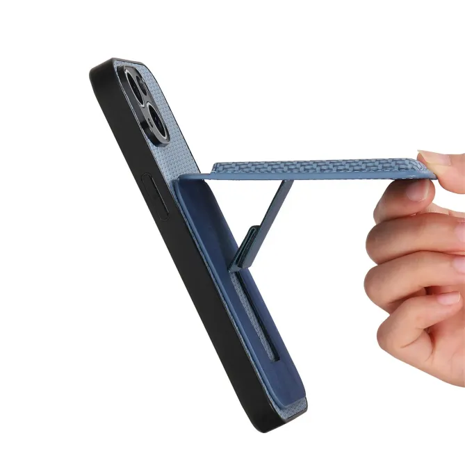 Coque iPhone Air avec Porte-Cartes et Béquille, Finition Tissée