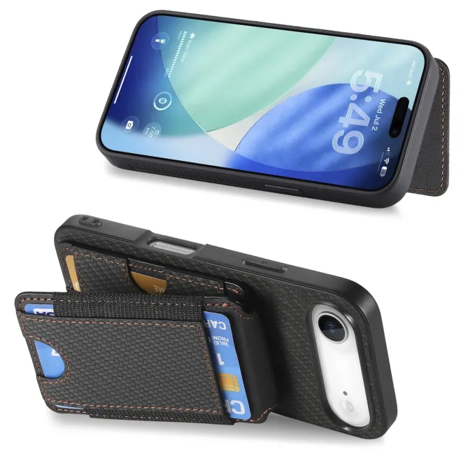 Coque iPhone Air avec Porte-Carte Discret et Support Visionnage